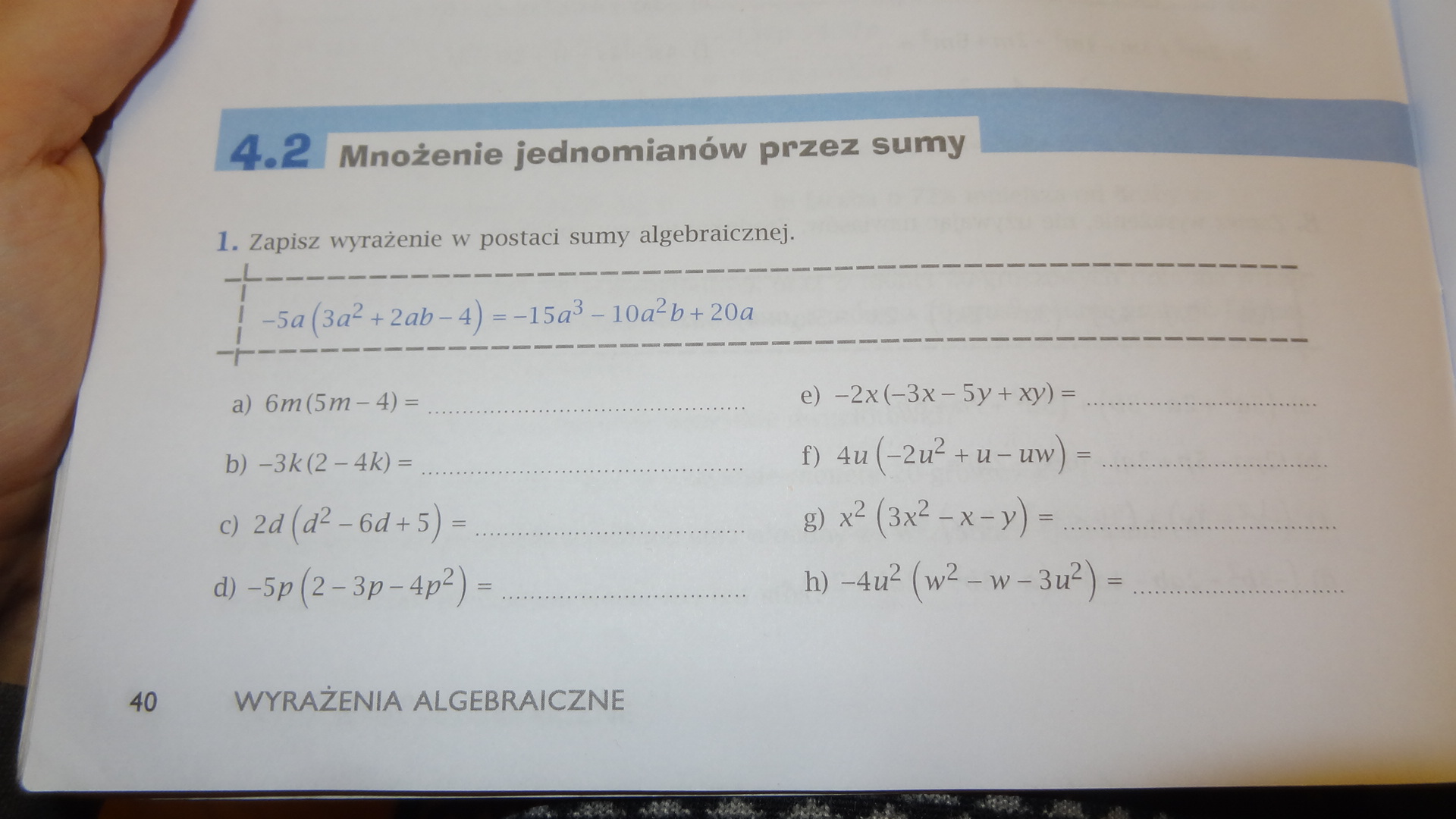 Mnożenie Sum Algebraicznych 1 Liceum Mnożenie sum algebraicznych... - Zaliczaj.pl