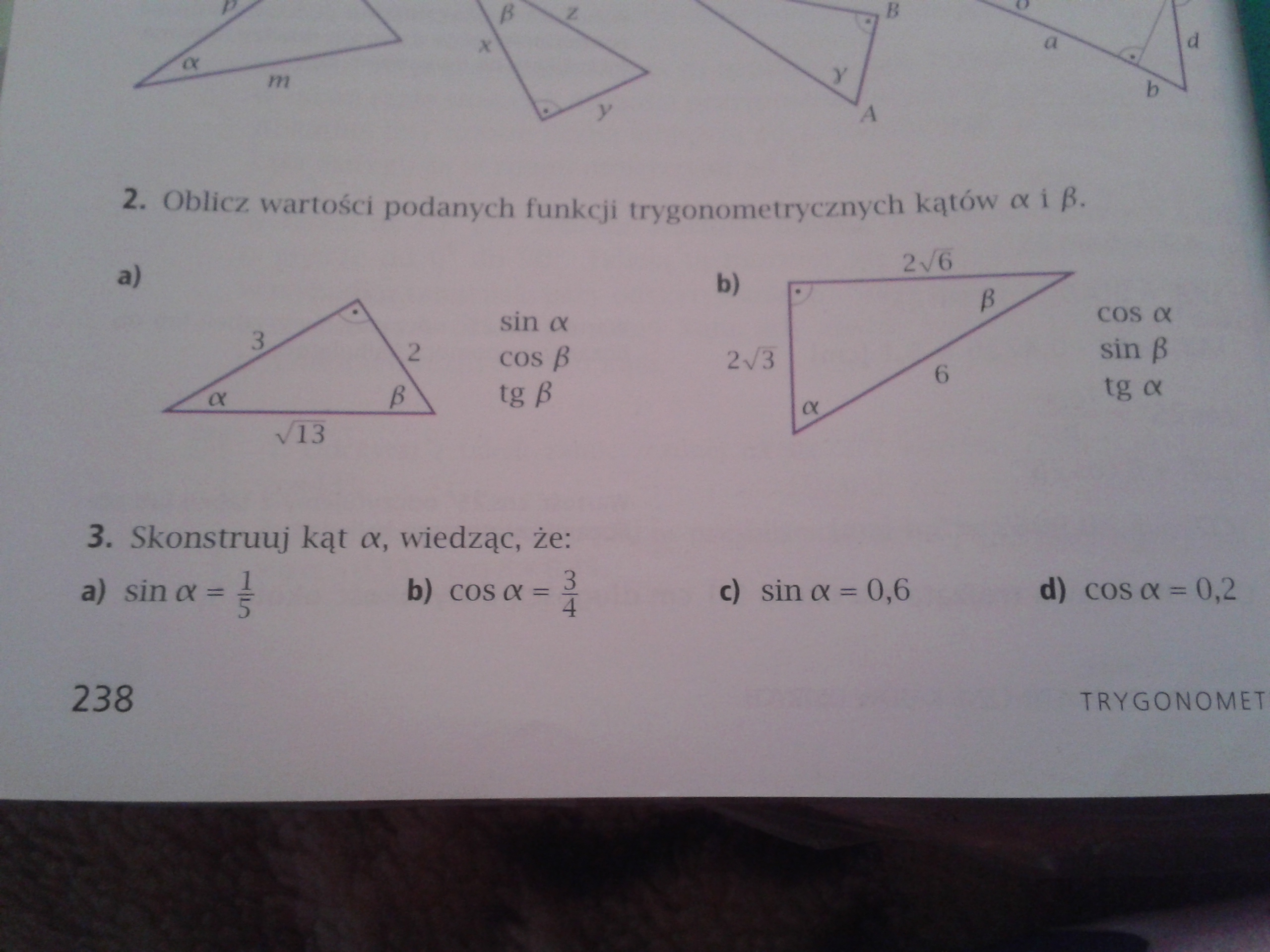 Sprawdzian Z Funkcji Trygonometrycznych 1 Liceum www.zaliczaj.pl